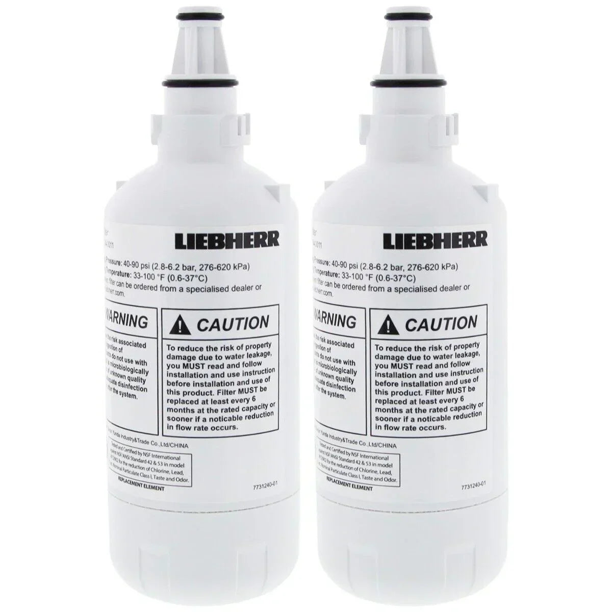 Liebherr 7440000 Refrigerator Water Filter Replacement, White, 744000200